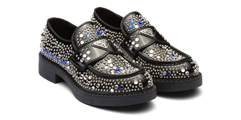 rhinestone prada shoes